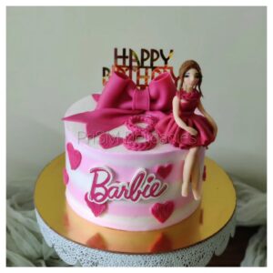Barbie blueberry- cake