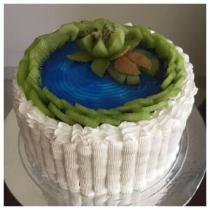Fresh Kiwi Fruit Cake