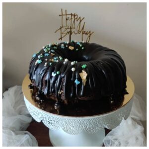 Whole Wheat Jaggery Chocolate Bundt Cake