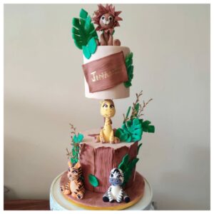 Jungle theme Cake