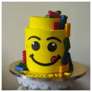 Lego Theme Birthday Cake