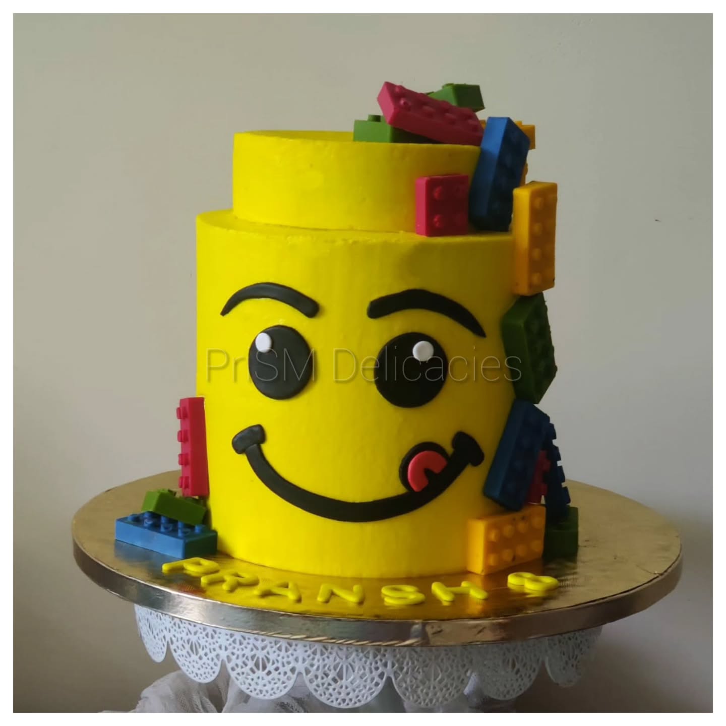 Lego Theme Birthday Cake