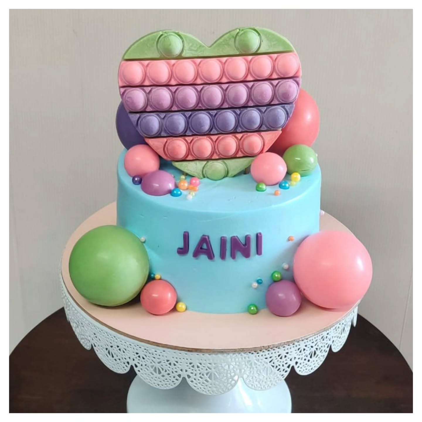 PopIt Fidget Theme Cake