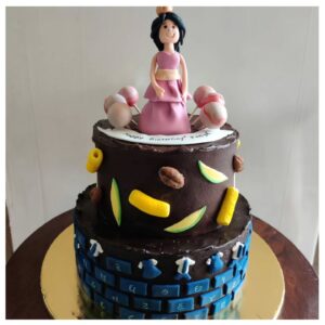 ✅ Title: Back to School Cake with Modelling Chocolate