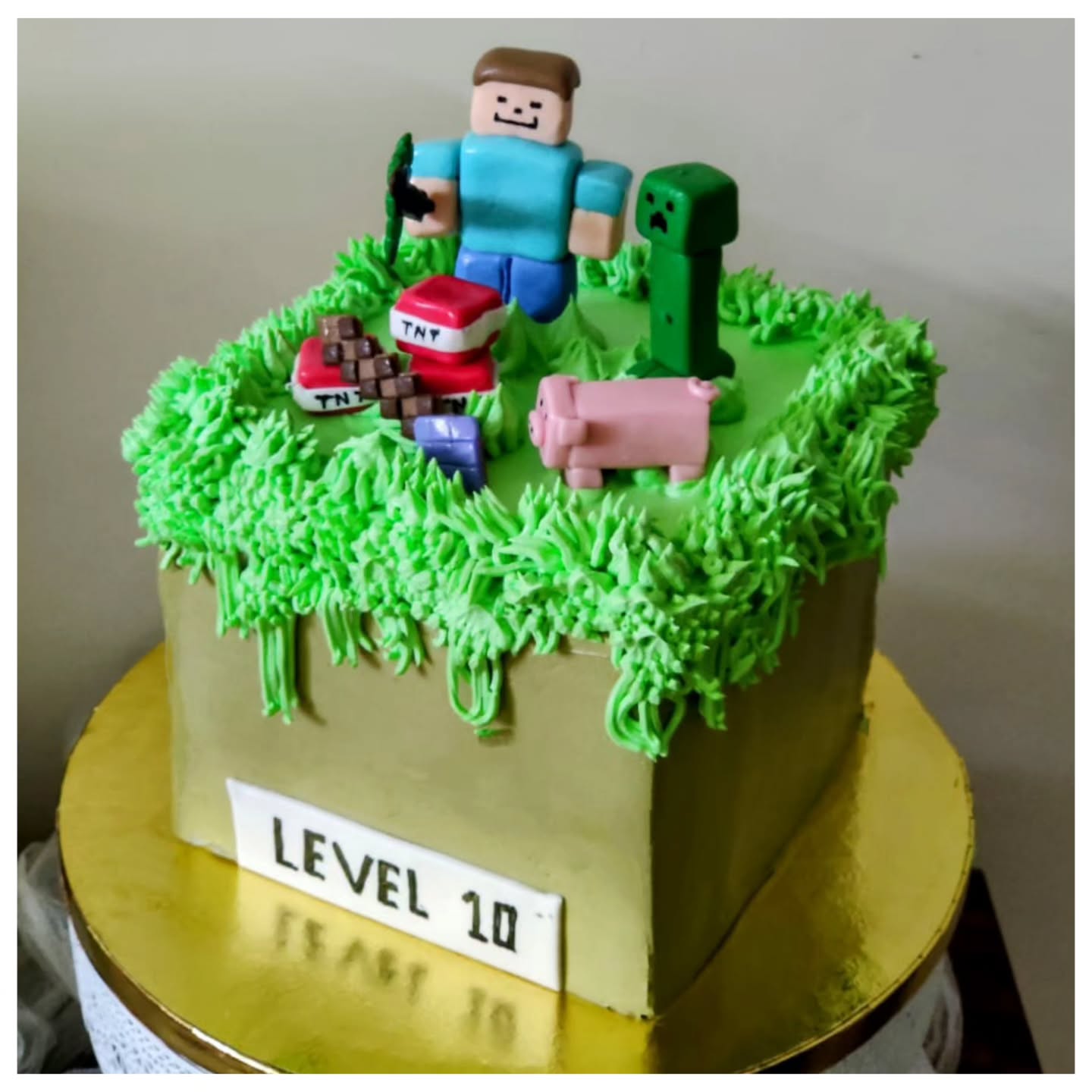 Minecraft theme Cake