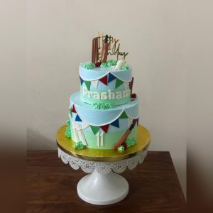 Cricket Themed Designer Cake