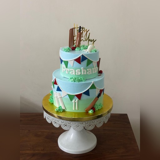 Cricket Themed Designer Cake