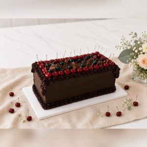 Trending Chocolate Cherry Table Runner Cake